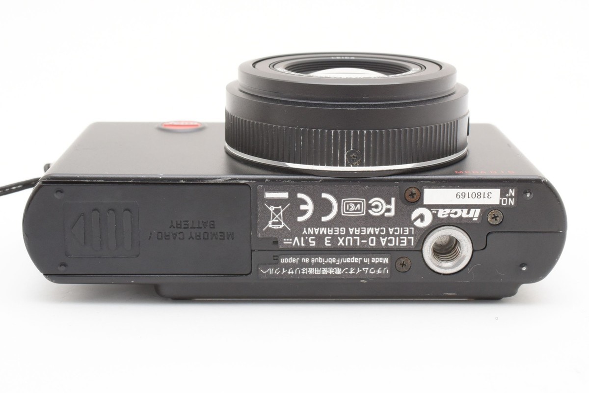Leica D-LUX 3 10.0MP Digital Camera - Black for sale online