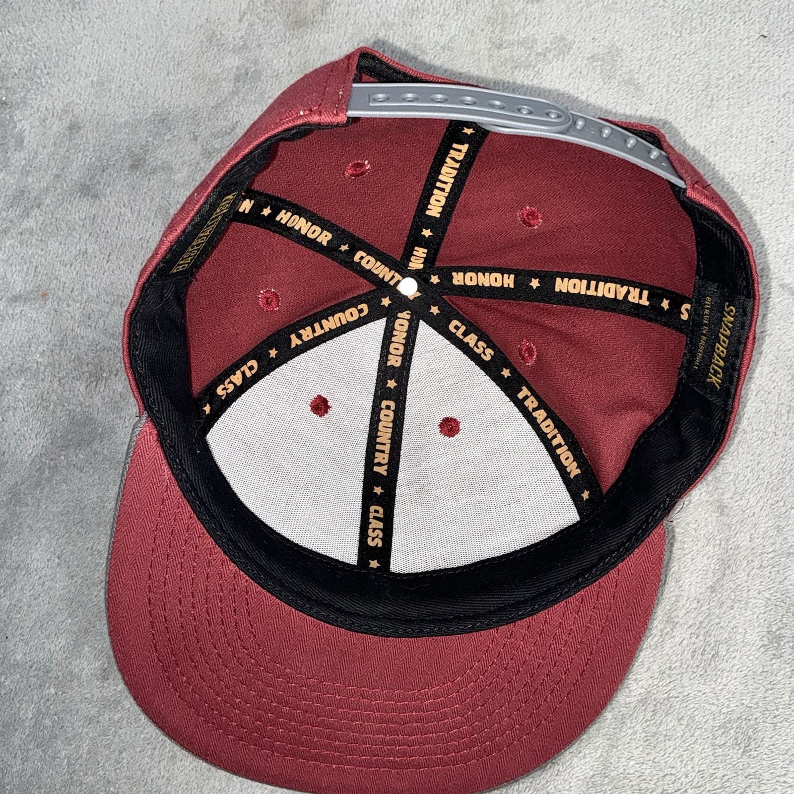 Baseballism Flag Man Patch Cap Snapback Hat Babe … - image 5