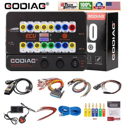 GODIAG GT100 PLUS GPT ENET DOIP 24V-12V AUTO OBD II Break Out Box E-CU Connector