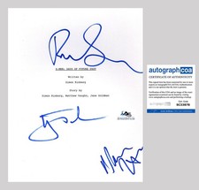 HUGH JACKMAN, PATRICK STEWART NIC HOULT AUTOGRAPH SIGNED X-MEN XMEN SCRIPT ACOA