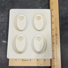 Frit Casting Oval Jewelry Pendant Mold Glass Fusing Slumpys with Hole