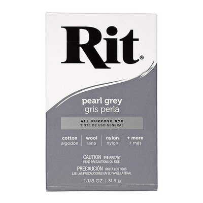Pearl Gray Dye Powder for Fabric Projects Tie Dye and Crafting 1 Pack