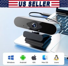 1080P Full HD USB Webcam for PC Desktop,Laptop Web Camera with Microphone LOT