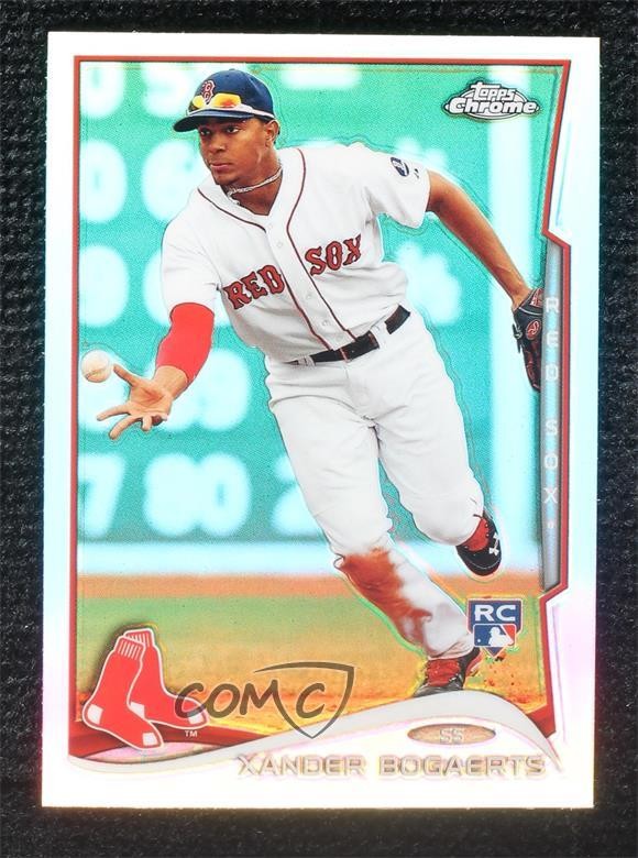 2014 Topps Chrome Refractor Xander Bogaerts #25 3t8