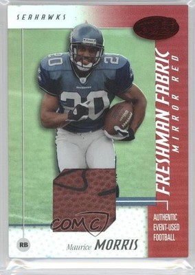 2002 Leaf Certified Mirror Red Materials /250 Maurice Morris #119 Rookie RC 0v1