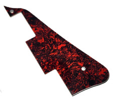 3-Ply Black Red Pickguard for Les Paul