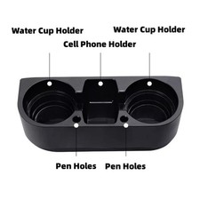 3in1 Car Seat Seam Wedge Cup Holder Universal Black Cup Holder Bottle Organizer 3in1 Car Seat Seam Wedge Cup Holder Universal Black Cup Holder Bottle Organizer
