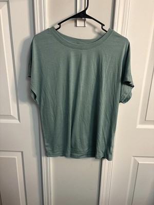 Basic Light Blue Short Sleeve T-Shirt Size Small 499