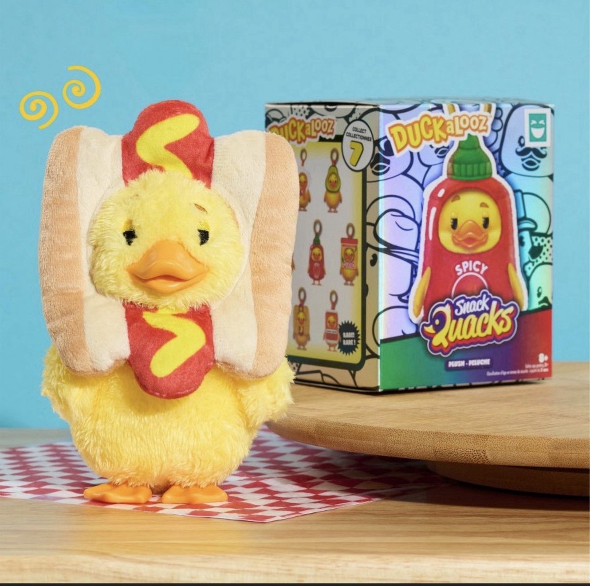 Happy Haul Duckalooz Snack Quack Plush Duck Clip-On Blind Box 5