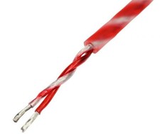 OFC Twisted Lautsprecherkabel 2 x 1,5 mm&sup2;, Rot