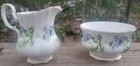Vintage Royal Albert Creamer and Sugar Bowl Set Richmond Pattern - 1954 - 1955