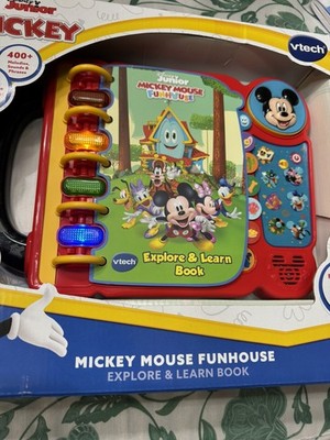 VTech Mickey Mouse Funhouse Explore & Learn Book Disney Junior Brand New!