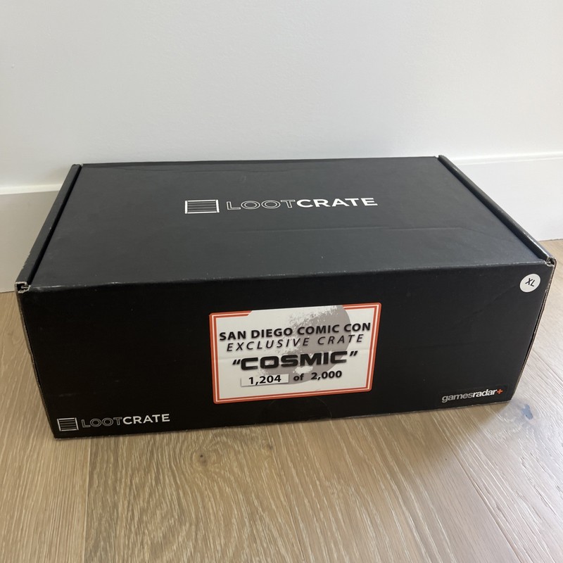 SDCC 2015 EXCLUSIVE Lootcrate "Cosmic" Crate Complete Unopened| Size XL