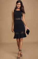 NWT LULU’S Nordstrom Black In the Name of Love Crochet Midi Dress XS