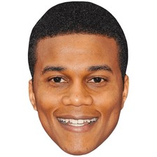 Cory Hardrict Young Celebrity Mask, Flat Card Face, Fancy Dress Mask