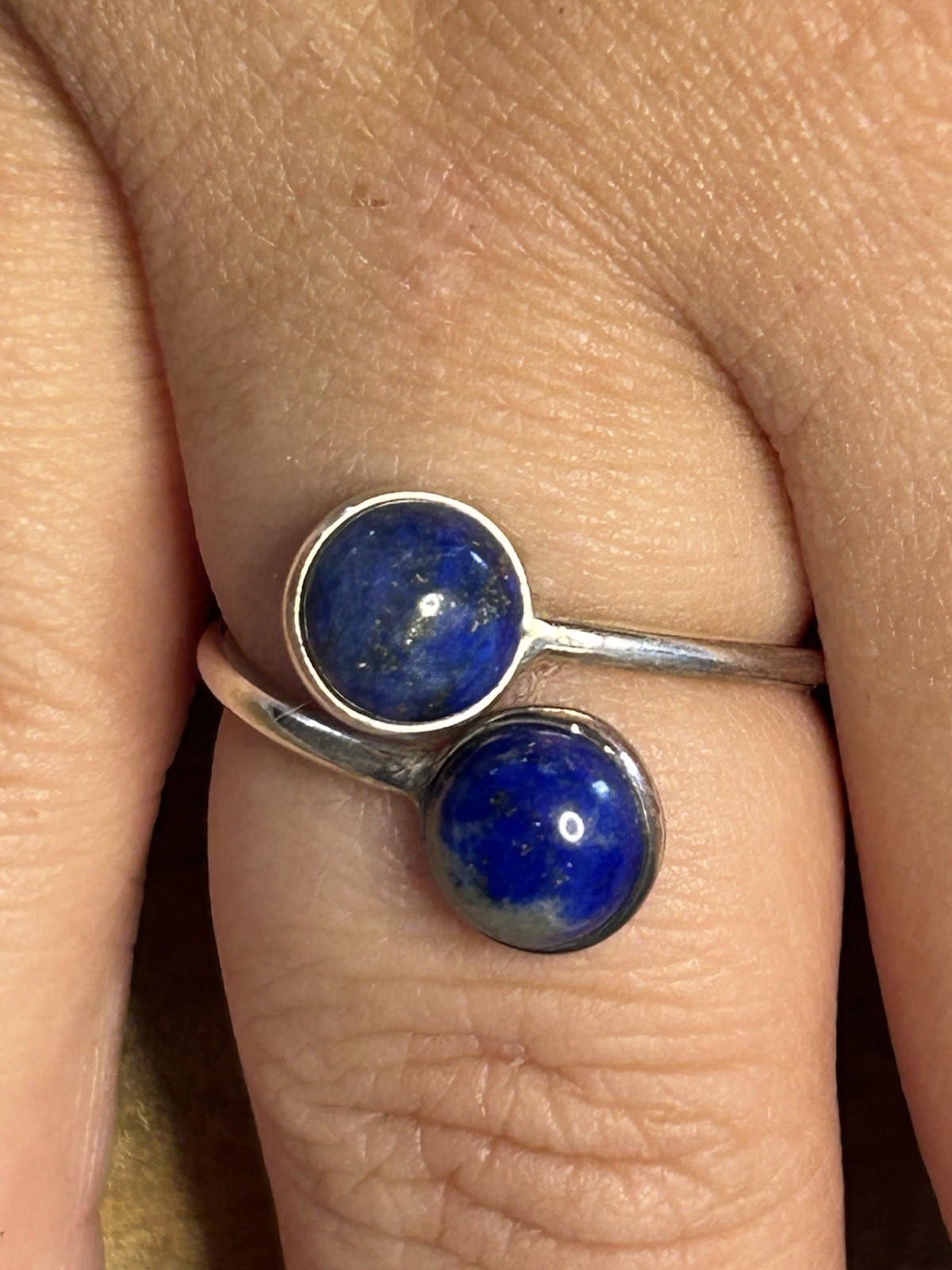 Bague en Lapis Lazuli bleue pour accessoiriser vos tenues