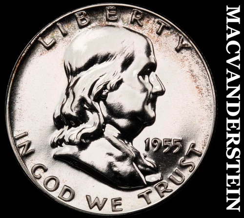 1955 Franklin Half Dollar- Silver- Choice Gem Proof Luster No Reserve #J2925