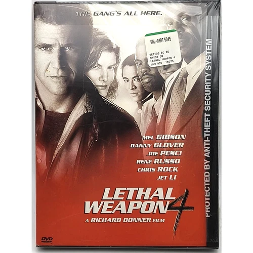 LETHAL WEAPON 4 (1998) DVD Gibson Glover Pesci - NIW Unopened