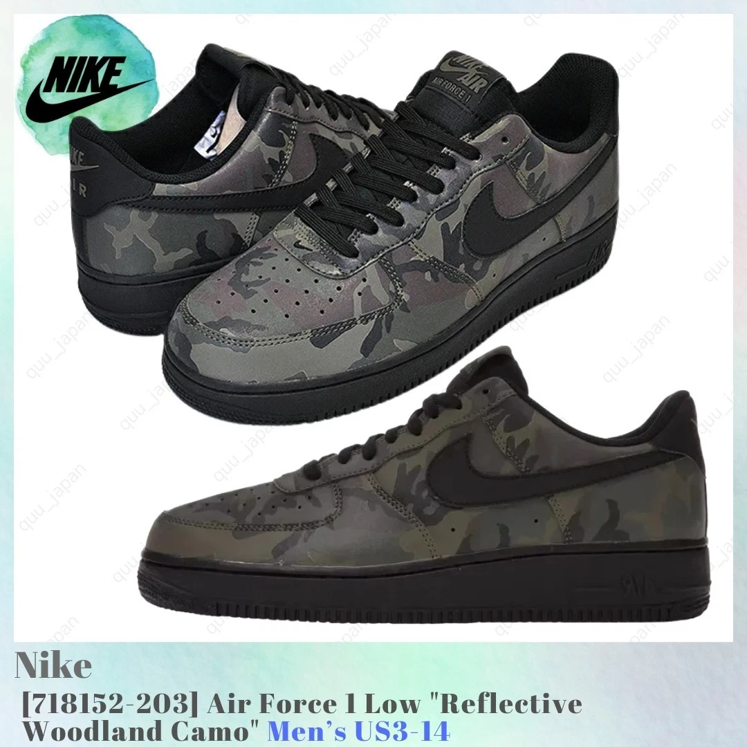 Nike Air Force 1 Grey Reflective Camo | eBay