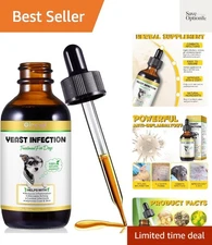 Bacon Flavor Natural Yeast Infection Drops for Dogs - Safe & Effective Care