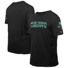 Men's-New Era  Black New York Liberty Premium Wordmark T-Shirt