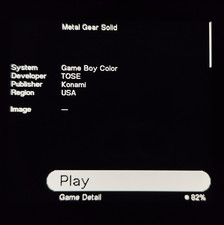 Metal Gear Solid (Game Boy Color GBC, 2000) *Cart Only* Authentic Tested Saves!