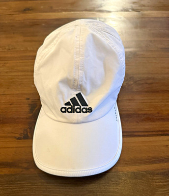 adidas Aeroready White Adjustable Baseball Cap Hat Unisex Adults One Size #40