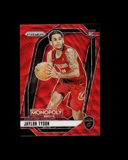 Jaylon Tyson  2024-25 Panini Prizm Rookie Monopoly #15 Ruby Red Wave Prizm RC G4