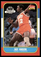1986-87 Fleer #46 Roy Hinson Philadelphia 76ers NBA Basketball