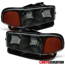 Smoke Fit 1999-2006 Gmc Sierra 1500 2500 Yukon Xl Headlightsbumper Signal Lamps Smoke Fit 1999-2006 Gmc Sierra 1500 2500 Yukon Xl Headlightsbumper Signal Lamps