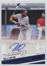2021 Panini Chronicles Prestige Auto Purple 9/25 Willi Castro #PR-WC Auto 4f5