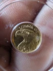 American Bald Eagle 1/100 Oz .9999 Fine Gold Round (Sealed in Capsule)