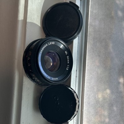 Yashica ML 50mm f/1.9 Manual Focus Standard Lens C/Y Mount 52mm Japan