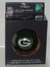 NFL Licensed Boelter Brands LLC Green Bay Packers Salt Pepper Shakers