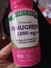 Fenugreek Postnatal Natures Truth 2000mg 100 ...