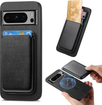 Google Pixel 9 Pro/9 Case (6.3-Inch) 2024 with Detachable Magnetic Credit Card H