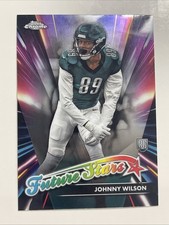 2024 Topps Chrome Football Future Stars Laser Refractor Johnny Wilson RC