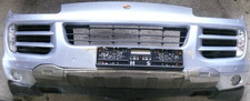 Stoßstange vorn silber komplett Nebler PDC Porsche Cayenne S 9PA 957 Facelift