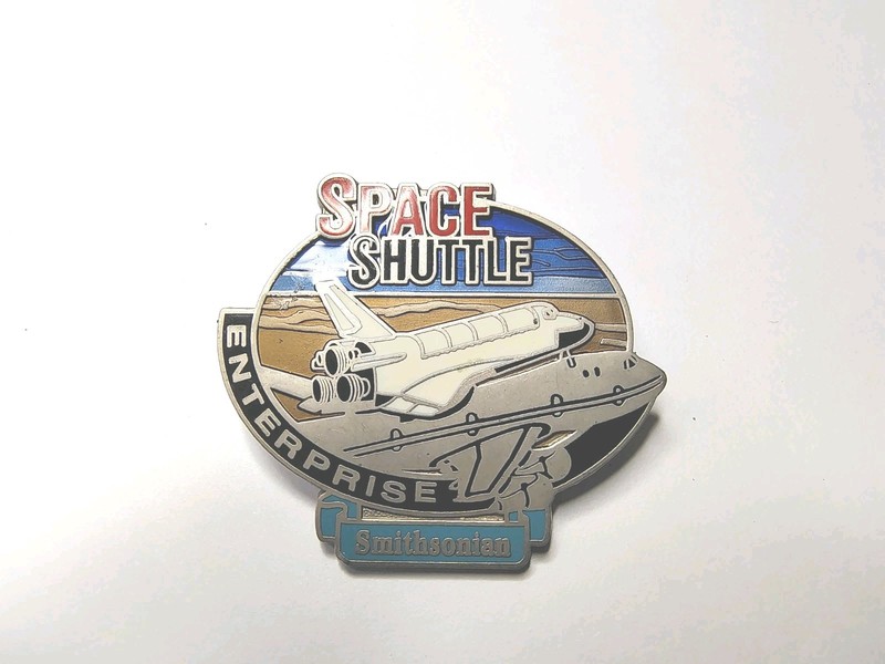 NASA Space Shuttle Enterprise Mission Enamel Lapel Pin - National Air and Space