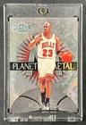 MICHAEL JORDAN 1997-98 SKYBOX METAL UNIVERSE #1 PM PLANET METAL BULLS HOF