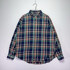 VTG Polo Ralph Lauren Mountain Equipment Flannel - Blue Plaid - Mens XL