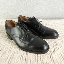 Benchmark By Jarman Shoes Mens 7.5 Black Oxfords Lace Up Vintage Dress