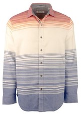 Tommy Bahama Men's Canyon Beach Long Sleeve Flannel Shirt Multicolor Medium
