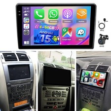 Per Peugeot 407 2004-2008 4G+64GB Autoradio Carplay Android 15.0 FM BT WIFI KAM