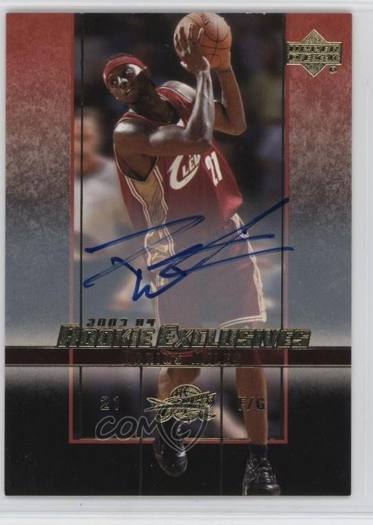 2003-04 Upper Deck Rookie Exclusives Auto Darius Miles #A31 Auto 2t8