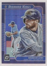 2021 Donruss Optic Diamond Kings Purple Pandora Prizm 61/99 Brandon Lowe #1 9o3