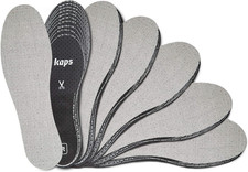 6 Pair Pack anti Odour Shoe Insoles Set with Odor Eating Charcoal, Shoe Inserts,