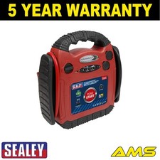 Sealey RoadStart� 12V Emergency Jump Starter with Air Compressor 900 Peak Amps