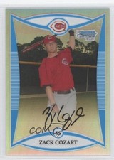 2008 Bowman Chrome Prospects Refractor 126/500 Zack Cozart #BCP209 0b3