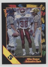 1991 Wild Card Draft 5 Stripe Mike Dumas #65 Rookie RC 1qa. rookie card picture